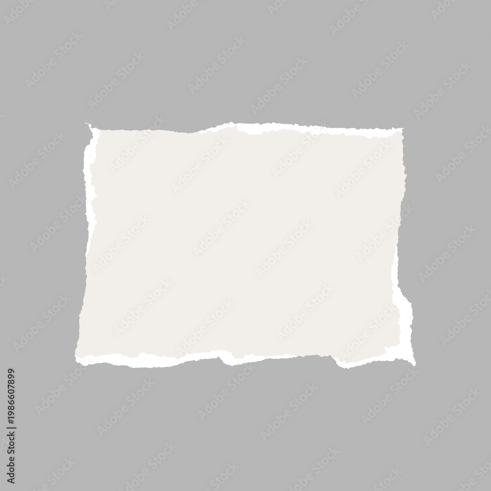 Obraz premium Torn paper on gray background