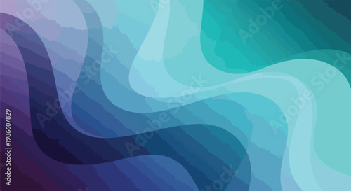 A swirling abstract design with shades of blue and green