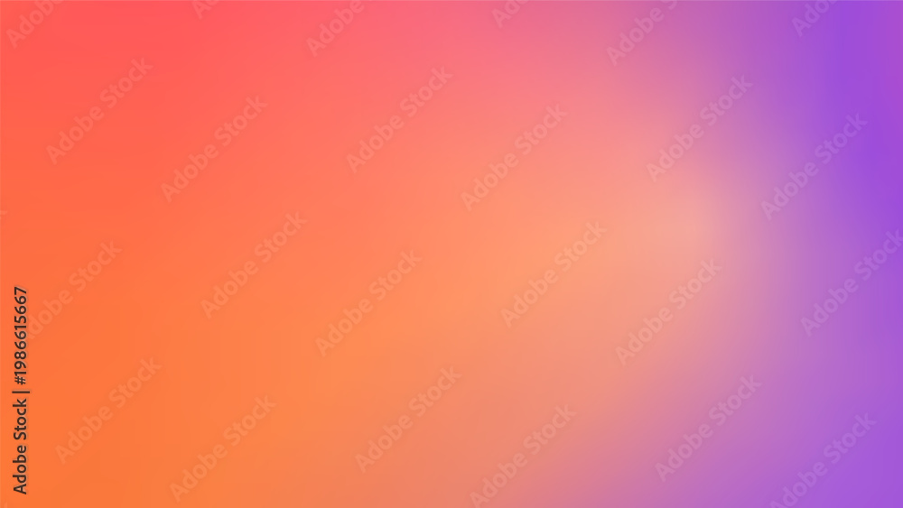 Fototapeta premium Dreamy gradient background with sunset gradation tones. Soft and calm atmosphere for creative layouts, posters and aesthetic visuals.