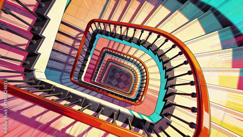 Repeating Stair Pattern