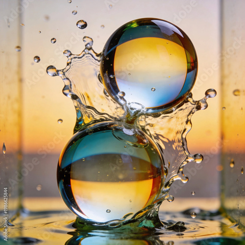 Liquid Sphere Collision