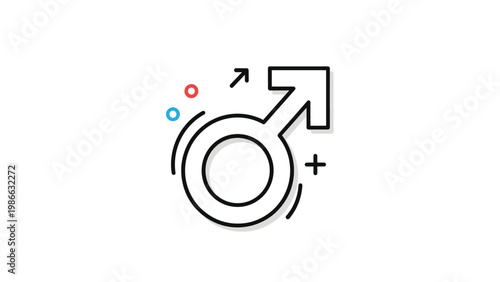 Business achievement concept showing people solving a maze on a laptop to reach a golden trophy, symbolizing problem solving and reaching goals.