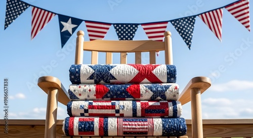 Patriotic Chair Display