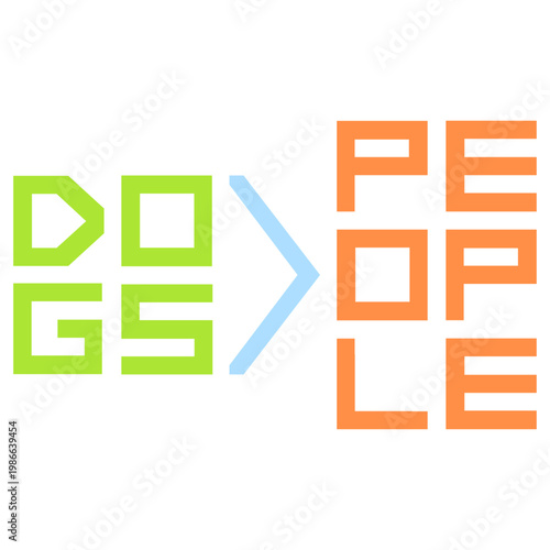 Dogs Over People – the ultimate quote for every dog lover who prefers paws over people. Honest, funny and relatable for introverts and antisocial souls who would always choose their dog first.