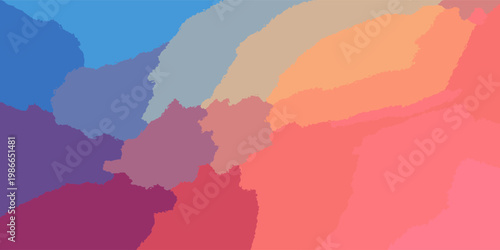 PrintSmooth and blurry colorful gradient mesh background.