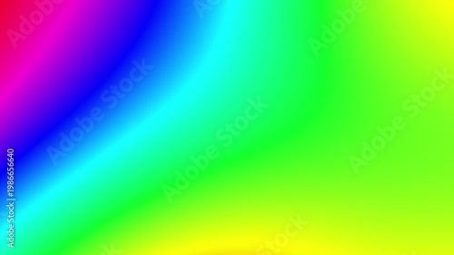 Abstract vibrant spectral gradient background, smooth diagonal color blend. Vivid rainbow colors transitioning across the frame.