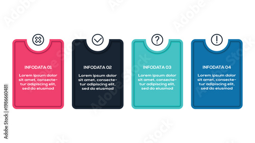 Business Timeline infographic with 4 steps, options, parts or processes. Template for web 