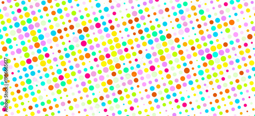 pattern with colorful dots