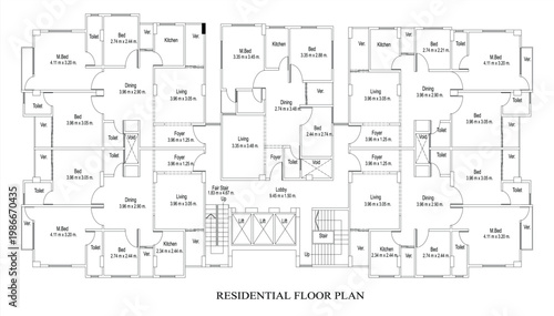 real estate plan, multi-family housing, interior space, residential complex, construction drawing, home plan, property development, dwelling design, floor layout, interior layout