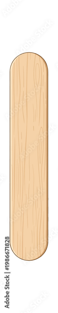 Naklejka premium Simple Beige Bandage for Wound Care and First Aid.
