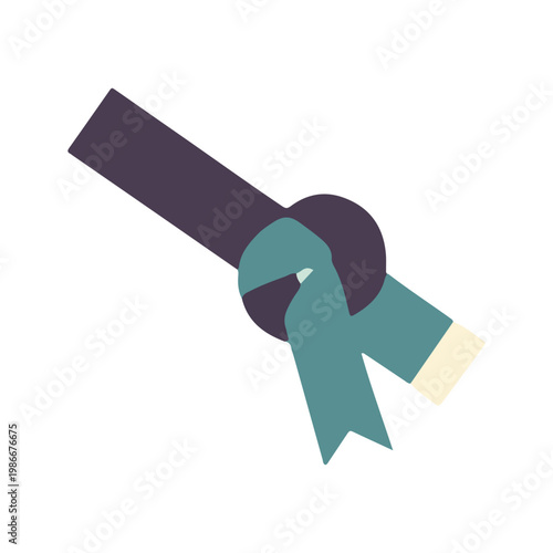 Diploma Scroll with Ribbon Icon