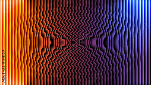 vibrant psychedelic wave pattern with neon gradient colors abstract background