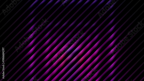 Vibrant purple and pink diagonal stripes on black background