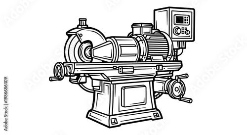Industrial Machine Equipment Manufacturing Tool.