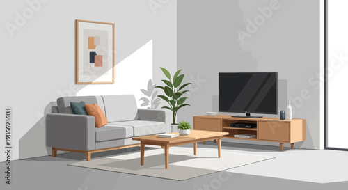 Modern Living Room Furniture Arrangement.