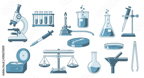 Laboratory Equipment Science Tools Microscope.