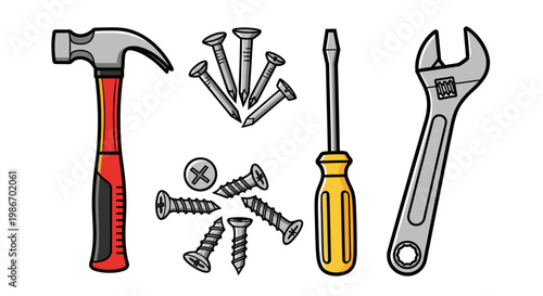 Tools for home repair and construction.