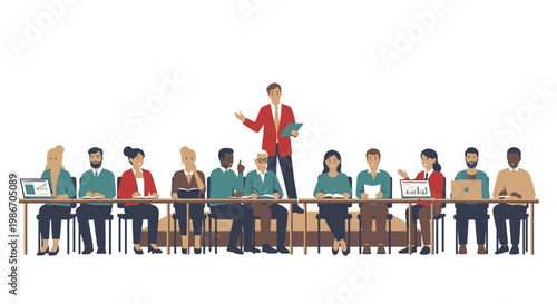 Diverse group of people sitting together.