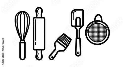 Kitchen Cooking Utensils and Tools.