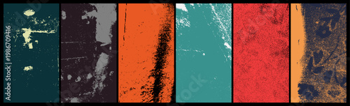 Vintage grunge texture collection.retro texture overlay for overlays, posters, print design,comic,urban style.