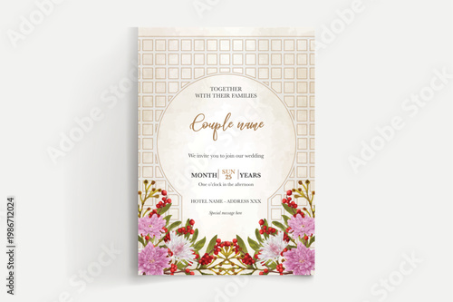 Save the date wedding invitation templates