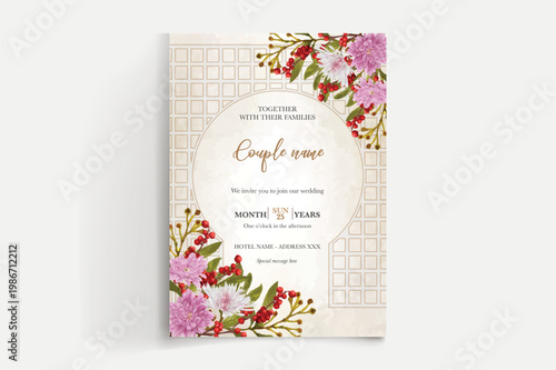 Save the date wedding invitation templates