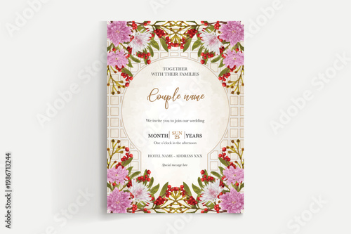 Save the date wedding invitation templates