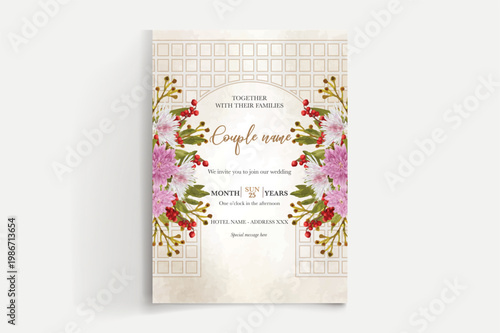 Save the date wedding invitation templates