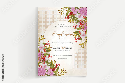 Save the date wedding invitation templates