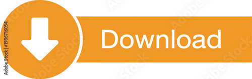 Download button icon, arrow symbol for file transfer data saving software installation web interface action and digital navigation design elements.