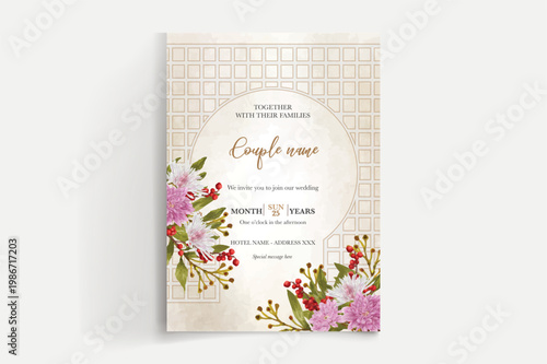 Save the date wedding invitation templates