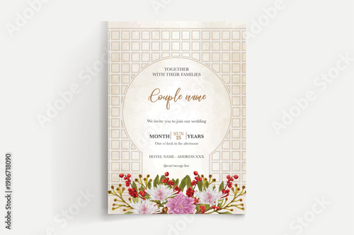Save the date wedding invitation templates