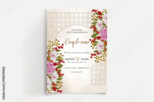 Save the date wedding invitation templates