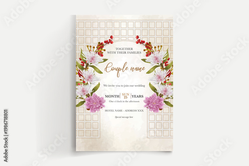Save the date wedding invitation templates