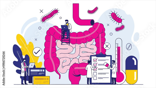 A Comprehensive Visual Guide to Microbiome Balance, Clinical Diagnostics, and Proactive Gut Health Management.