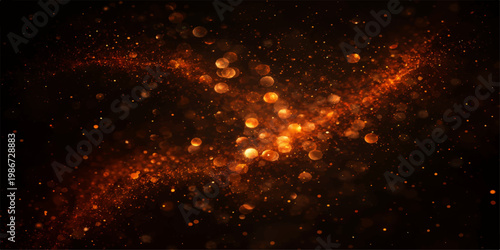 Photos Abstract Celestial Spark: A breathtaking display of celestial sparkles, shimmering with an ethereal glow against the backdrop of the night sky