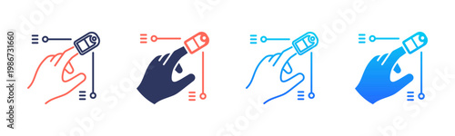 Oxygen Saturation Icon Pack In Multiple Styles