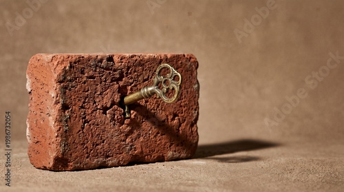 Creative Labour Day Concept with Single Hero Object on Solid Color Background Featuring Symbolic Work Tools and Modern Workforce Appreciation Theme with Ample Copy Space for Text Overlay Commercial St