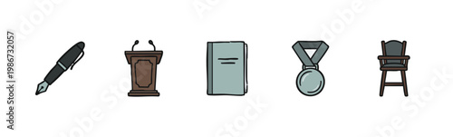 Earth Globe Planet World Doodle Illustration