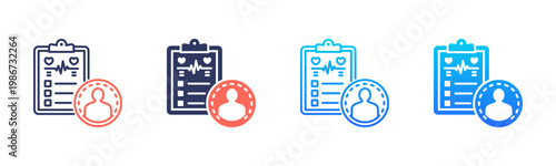 Personalized Vital Monitoring Icon Pack In Multiple Styles