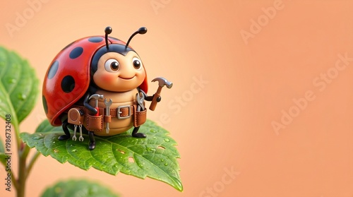 Creative Labour Day Concept with Single Hero Object on Solid Color Background Featuring Symbolic Work Tools and Modern Workforce Appreciation Theme with Ample Copy Space for Text Overlay Commercial St