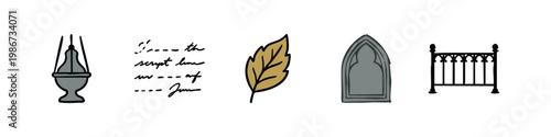 Gothic and Funeral Icons