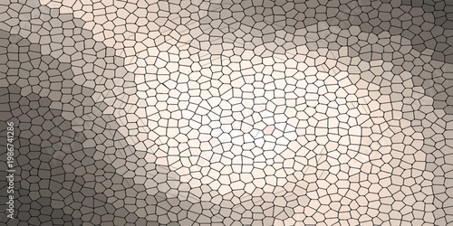 Abstract Voronoi Pattern with Organic Cell Structure and Subtle Color Gradients.