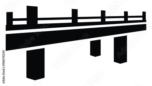 Modern elevated highway or overpass structure provides essential infrastructure for transportation, symbolizing progress, connectivity, and urban development for various architectural and