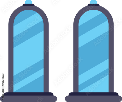 Condom safe sex protection flat vector illustration