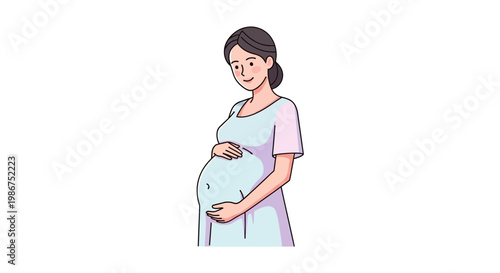 Prenatal Care and Consultation A Pregnant Woman's Journey with Her Doctor for Health and Well-being During Pregnancy