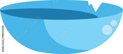 Blue contact lens symbolizing ophthalmology and visual correction