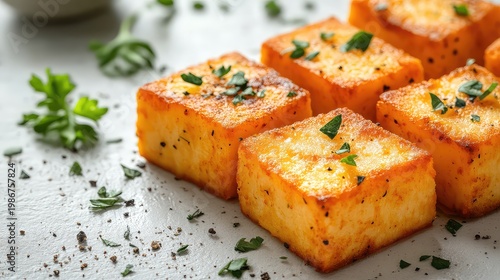 Concept of tasty food with cheese sticks on white textured background, on white background