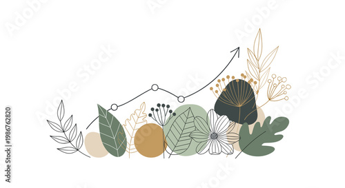 A minimalist line drawing of a single leaf, creating a sense of tranquility and natural elegance. Ideal for branding, website design, or adding a subt