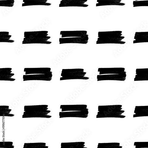 Seamless pattern with hand drawn scribble smears